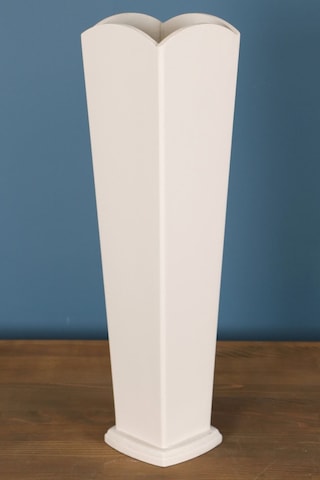 55 Cm Ahşap Vazo Martı Model Beyaz