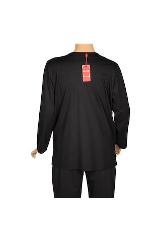 Hesna Kadın Umut Battal Beden Beş Düğmeli Cepli Penye Siyah Ceket Siyah