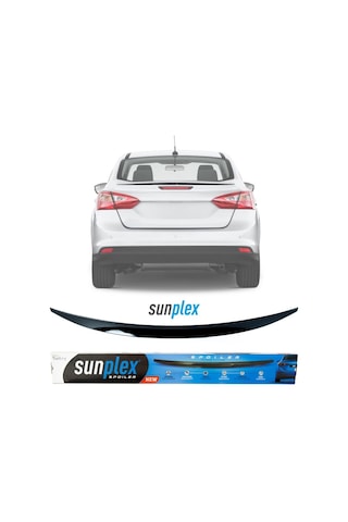 Sunplex Ford Focus 3 Bagaj Üstü Spoiler Piano  Black