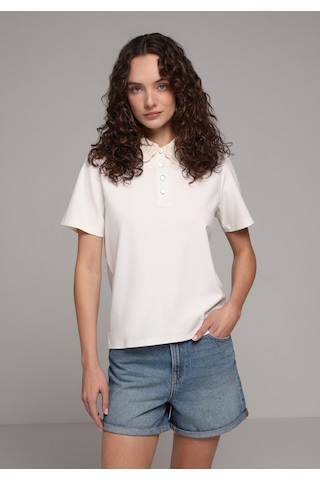 Colin's Colins Regular Fit Polo Yaka Düz Kadın Beyaz Kısa Kol Tişört Cl1082277 Q1.v2 Ofw