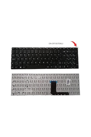 Endepo Lenovo Uyumlu Ideapad 510-15Ikb Notebook Klavye 550229384
