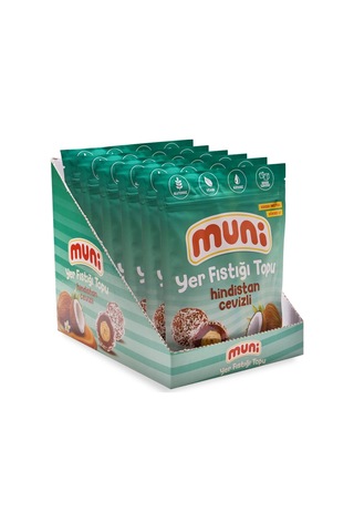 Muni Hindistan Cevizli Yer Fıstığı Topu 6 x 80 G