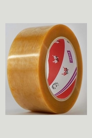 Vege Leopar 45x100 Şeffaf Koli Bandı Koli Bant 48'adet 2 Koli 9