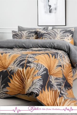 Battal Boy Lüks Pamuklu Nevresim Seti Esinti Desen Çok Renkli