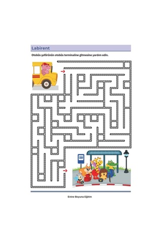 3-7 Yaş Çocuklara Labirent Kitap Seti 2 Kitap