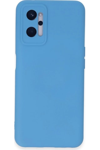 Cosmotex Newface Realme 9i 4g Kılıf Nano İçi Kadife Silikon - Mavi