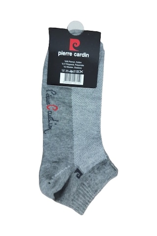 Pierre Cardin 6 Çift Erkek Pamuk Patik Çorap Karışık Renk Beyaz