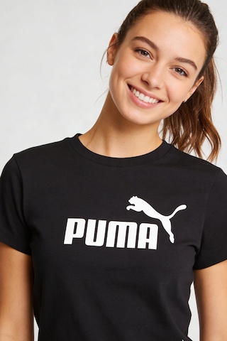 Puma Essentials No.1 Logo Kadın Spor Tişört Siyah