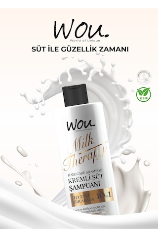 Wou World Of Unique Milk Therapy Şampuan 400 ML