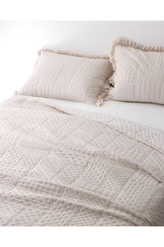 Madame Coco Medus Çift Kişilik Yatak Örtüsü - Bej Ekru