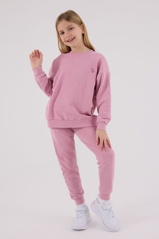 U.S. Polo Assn. Kız Çocuk Pembe Eşofman Takımı Us2302-c-v1 Pembe