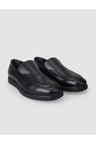Cabani Teratas %100 Hakiki Deri Siyah Erkek Loafer
