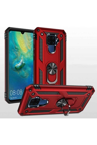Huawei Mate 30 Lite Kılıf Zore Vega Kapak Mavi