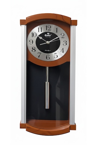 Eastar Dekoratif Duvar Saati 56 x 25 CM Kahverengi