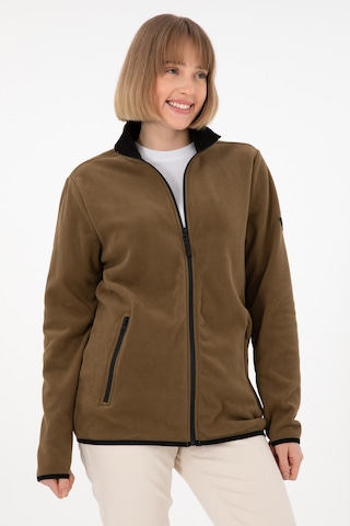 U.S. Polo Assn. Erkek Haki Basic Polar Hırka 50298066-VR027