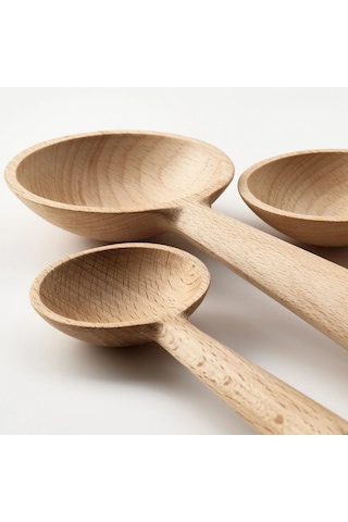 Ikea Flodnejonöga 3 Parça Servis Kaşığı Seti Bej
