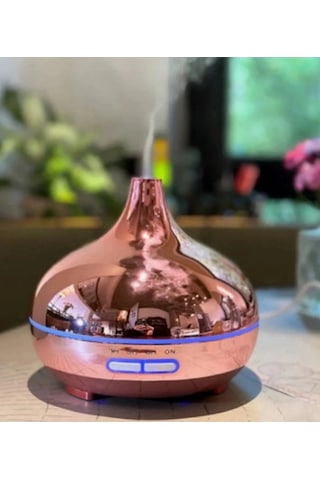 Ha Nemlendirici Parlak Gold Aromatik Oda Kokusu 550 Ml Kahve Aroma Difüzörü Buhar Nemlendırıcı