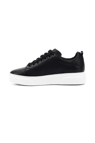 Gönderi(R) Erkek Siyah Bağcıklı Hakiki Deri Sneaker Ddma83531875 Siyah