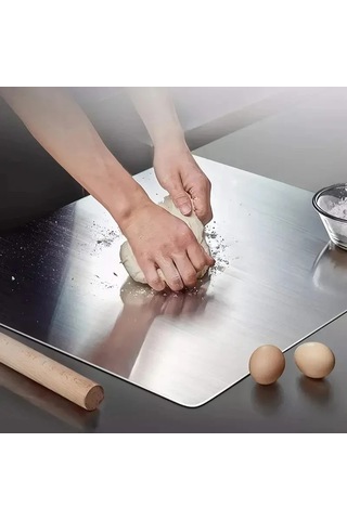 Liangmei L Şeklinde Katlanır Kesme Tahtası Paslanmaz Çelik Çift -