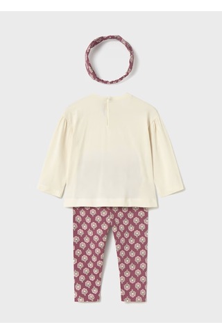 Mayoral 3'lü Kız Bebek Tayt Takım 2744 Pembe
