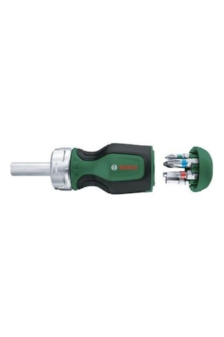 Bosch 6 Uçlu Kısa 6 Uçlu Cırcırlı Tornavida 1600a032uy