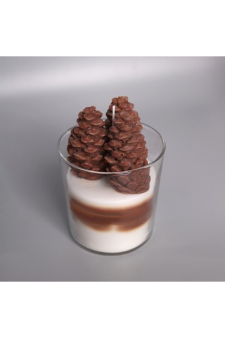 Dekoratif Kokulu Mum Kozalak Kozalak Mum