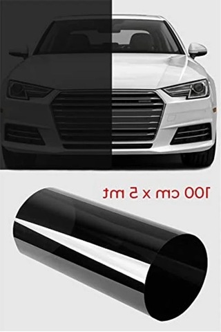 Siyah Amerikan Cam Filmi, Çizilmez Ve 100 Cm X 5 Metre Boyutunda