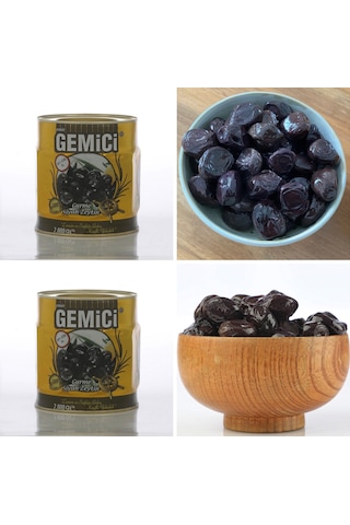 Gemici Zeytinleri Gurme Siyah Zeytin 2 x 2 KG