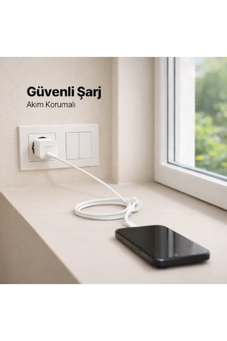 Smartcharger Gan 45w Avs Pd Seyahat Hızlı Şarj Aleti