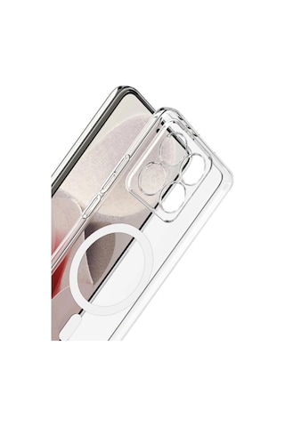 Xiaomi Mi 14t Pro Combo Sert Şeffaf Magsafe Kapak