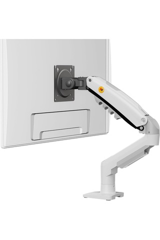 Nb F80-xe Beyaz Ergonomik Monitör Tutucu 17-30 İnç, 2-9 Kg, Amortisörlü Vesa Monitör Standı