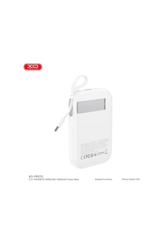 Özel Seri Cihaz Şarjı Cep Bataryası Magsafe Uyumlu Type-c Kablolu Powerbank Pr270 22.5w 10.000mah Çok Renkli