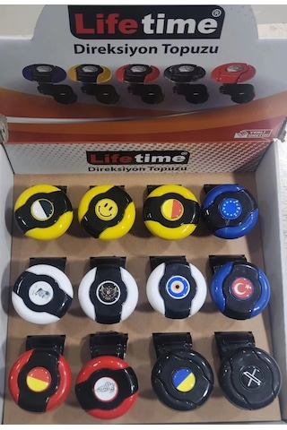 Mavi-siyah Dönebilen Vites Topuzu Türk Bayrağı Stickerlı