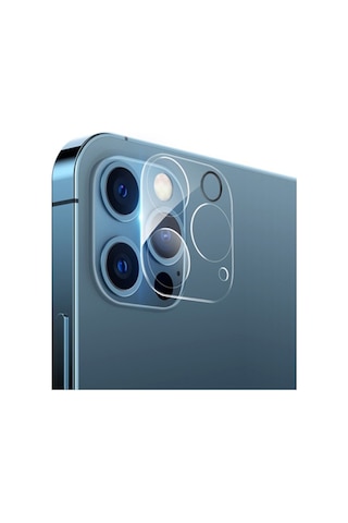 Apple Uyumlu iPhone 12 Pro 6.1 9H 3D Full Tempered Cam Kamera Koruyucu