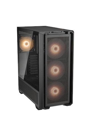 Cougar MX600 4XARGB Fan Full Tower Oyuncu Kasası Siyah