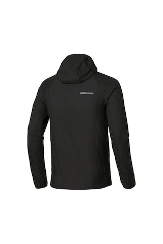 Mizuno Tech Light Hooded Jacket Erkek Yağmurluk Siyah Çok Renkli