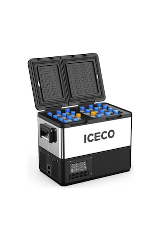 ICECO TCD45 12/24Volt 45 Litre Çift Bölmeli Outdoor Kompresörlü Oto Buzdolabı/Dondurucu