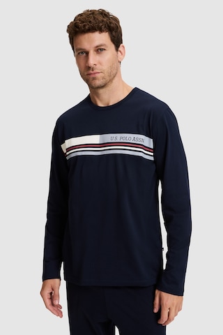 U.S. Polo Assn. Erkek Lacivert Pijama Takımı 50333257 Vr033