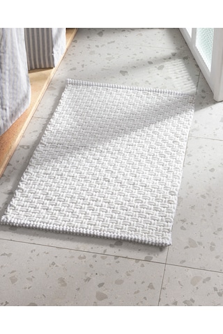 Madame Coco Najac Banyo Paspas - Beyaz - 50x80 Cm 8684427045312 Beyaz