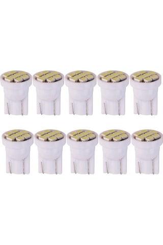 Süper Güçlü Mini T10 Led 8 Ledli 12 Volt Mini T10 Led 523638212