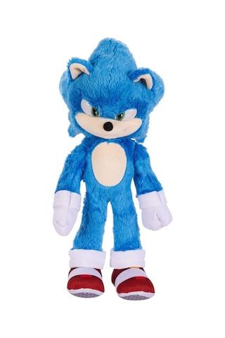 Jakks Pacific Sonic 3 Lüks Sonic Pelüş Figür 34cm 42471 Çok Renkli