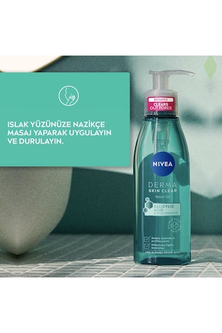Nıvea Derma Skin Clear Sivilce Karşıtı Yüz Temizleme Jeli 150ml