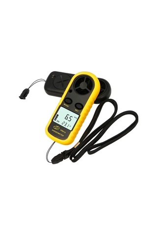 Gm816 Anemometre Termometreli Hava Akım Ölçer, Siyah