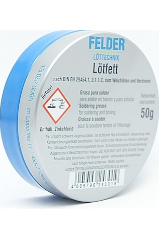 Falder Lötfett Lehim Pastası 50 GR