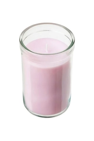 Lugnare Bardakta Yasemin Kokulu Mum Pembe 40 Saat Pembe