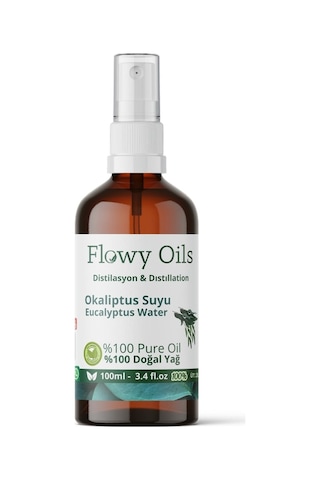 Flowy Oils Okaliptus Suyu Arındırıcı Tonik Cam Şişe 100 ML