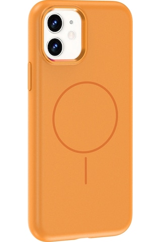 Apple Uyumlu iPhone 11 Kılıf M-safe Şarj Özellikli Metal Kamera Çerçeveli Zore Edi Silikon Kapak