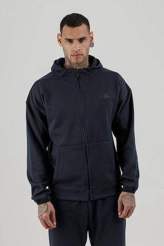 Airlife Clubby Ir Zone Tam Boy Fermuarlı Erkek Kapüşonlu Sweatshirt Lacivert