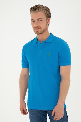 U.S. Polo Assn. Erkek Slim Fit Polo Yaka Saks Basic Tişört 50279613-VR045