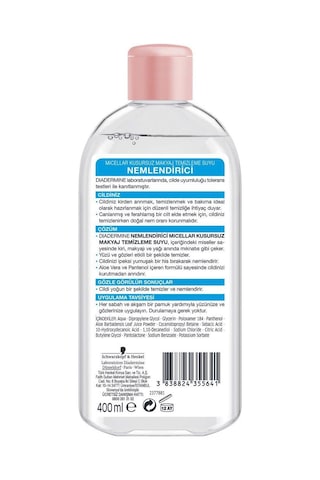 Diadermine Micellar Kusursuz Nemlendirici Makyaj Temizleme Suyu 400 ML